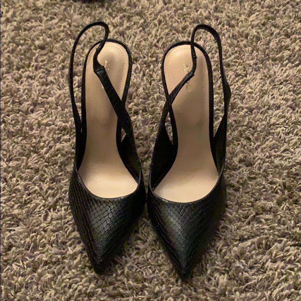 Black heels